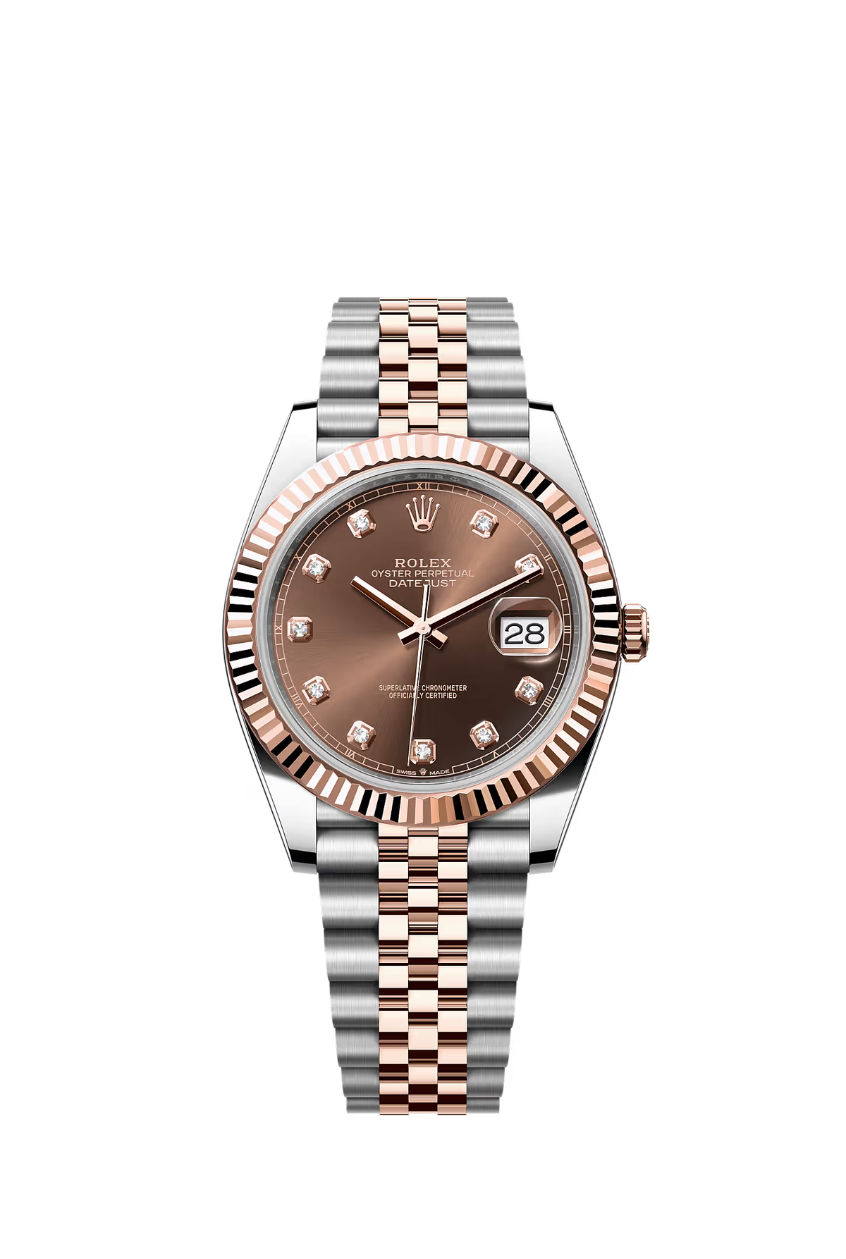 Rolex Datejust 41 126331 — Chocolate Diamond Dial, Jubilee watch by Noir Flare