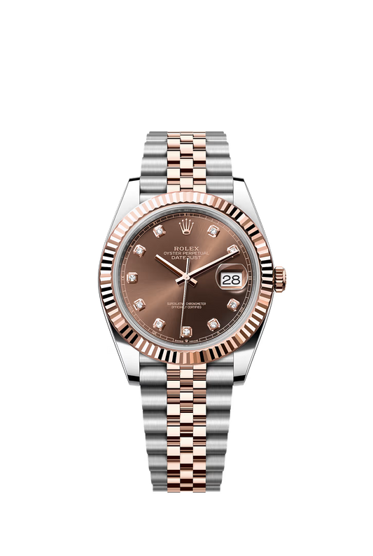 Rolex Datejust 41 126331 — Chocolate Diamond Dial, Jubilee