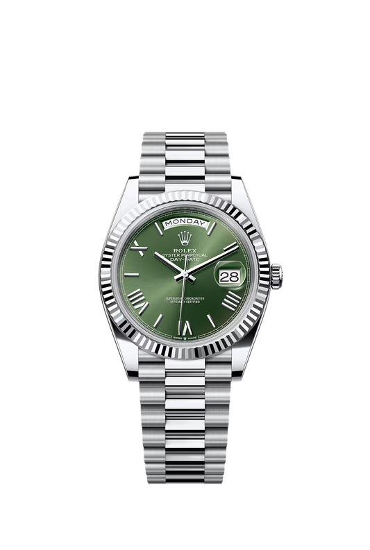 Rolex Day-Date 40 228236 — Olive Green Roman Numeral Dial
