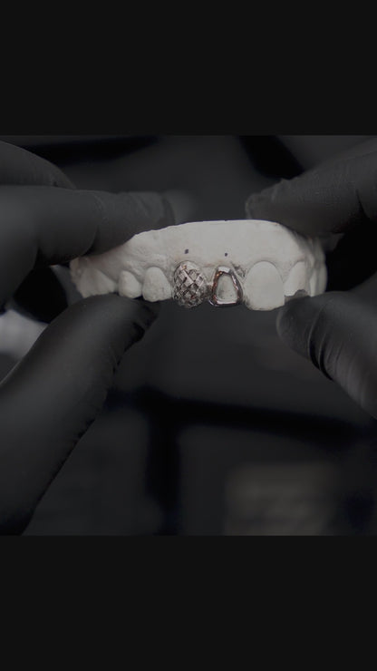 Diamond Dust Cut & Windowed Grillz
