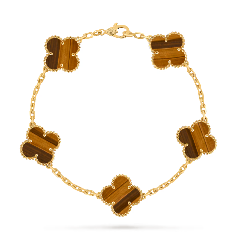 Tiger eye clover bracelet by Noir Flare Jewellers