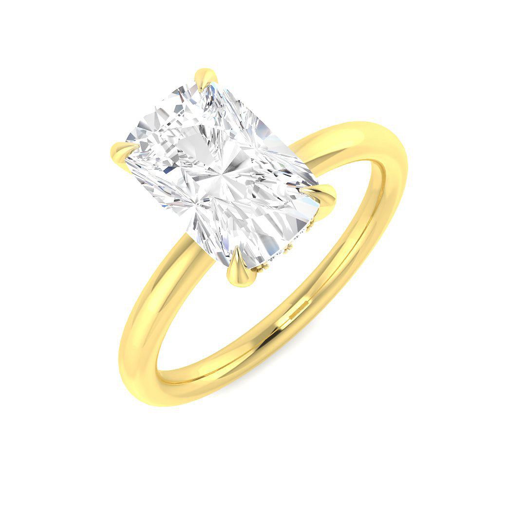 Engagement Lab-Grown Diamond Ring 2.14ct – SR6274 – 18k Yellow Gold