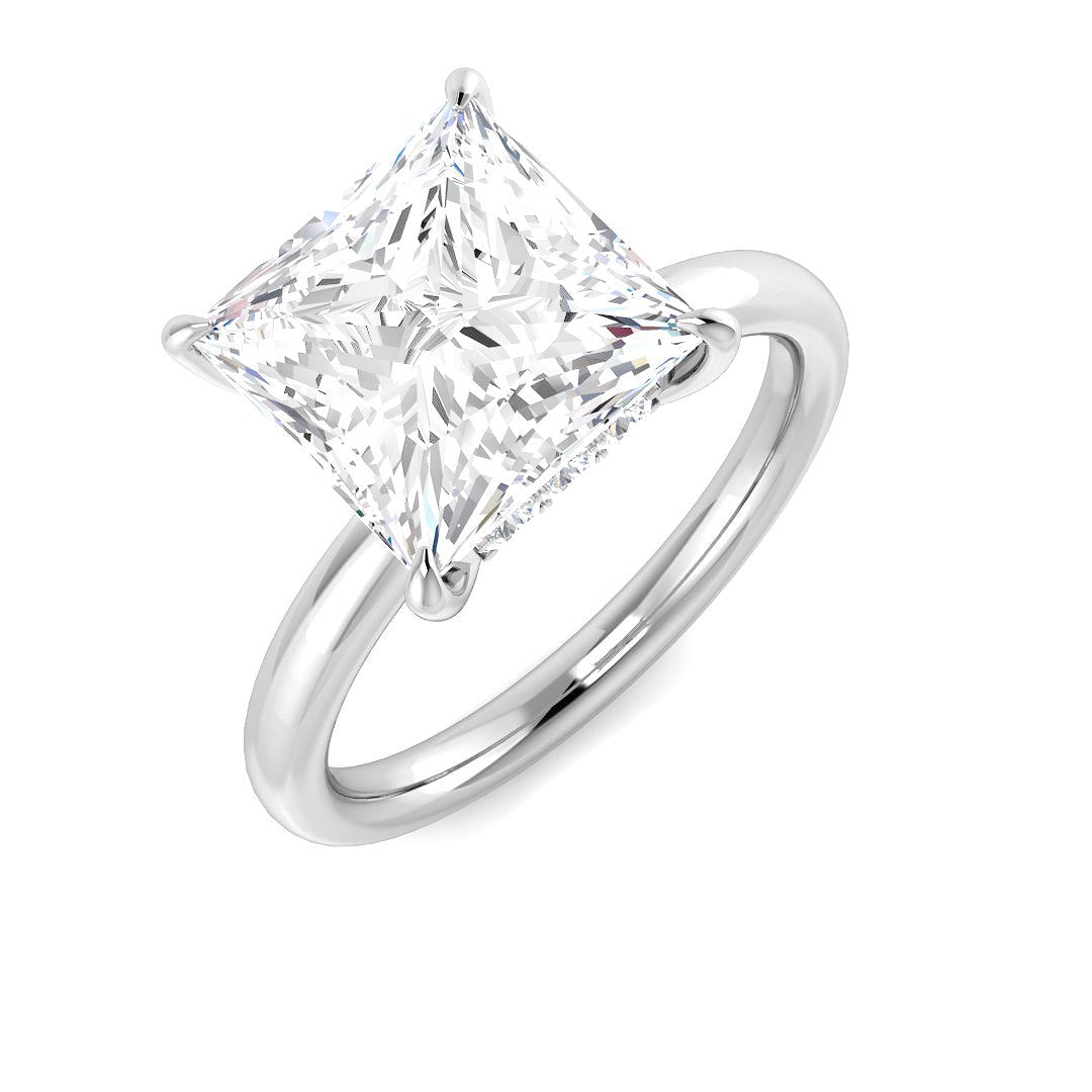 Engagement Lab-Grown Diamond Ring 1.07ct–5.22ct – SR5808 – 18k White Gold