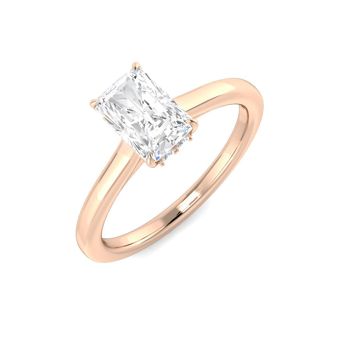 Engagement Lab-Grown Diamond Ring 1.13ct–1.15ct – SR5582-R/C – 18k Rose Gold
