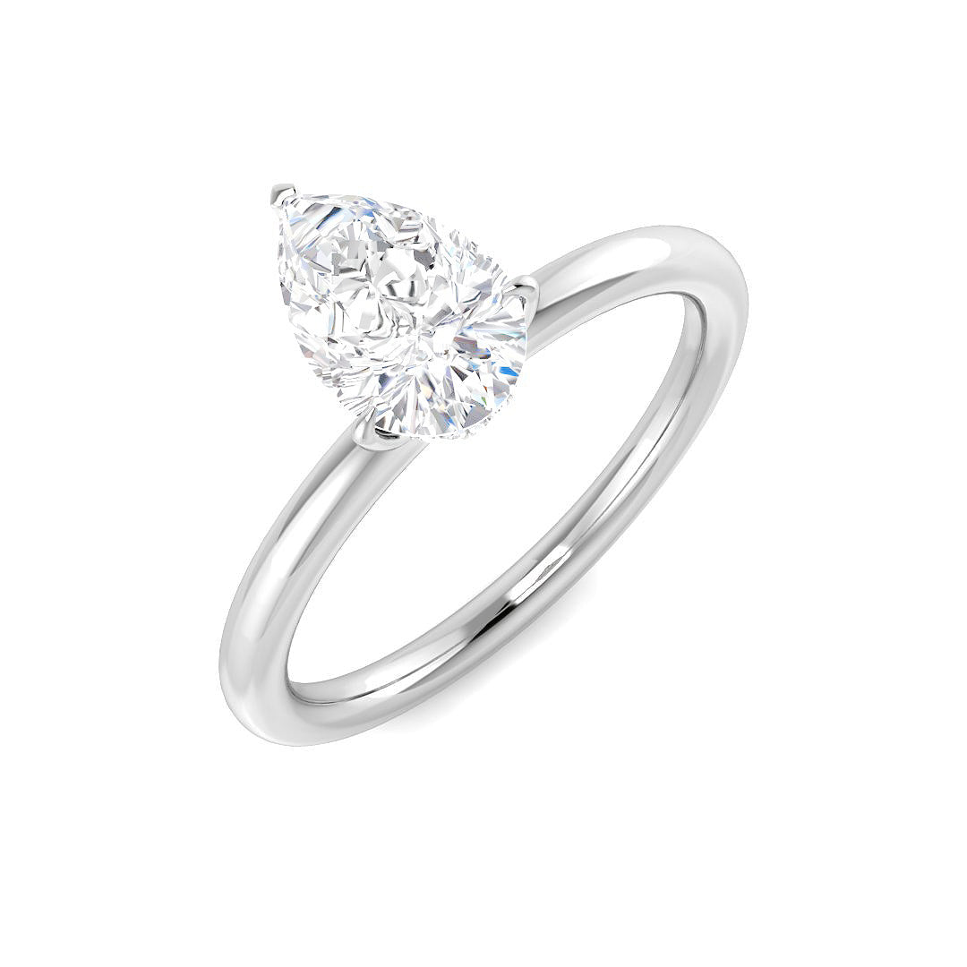 Engagement Lab-Grown Diamond Ring 1.09ct–1.12ct – SR5679 – 18k White Gold
