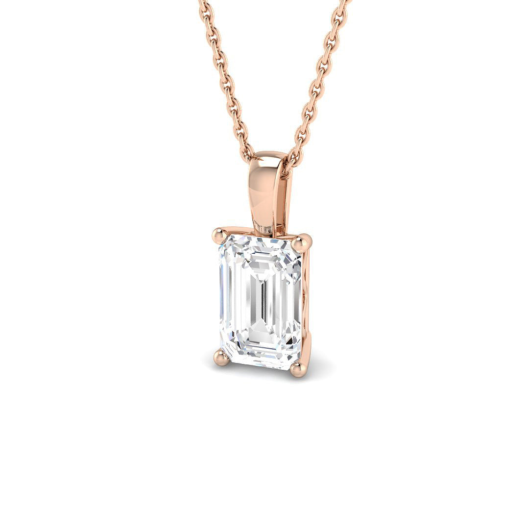 Solitaire Lab-Grown Diamond Ring 1.5ct–1.51ct – SP6767 – 18k Rose Gold
