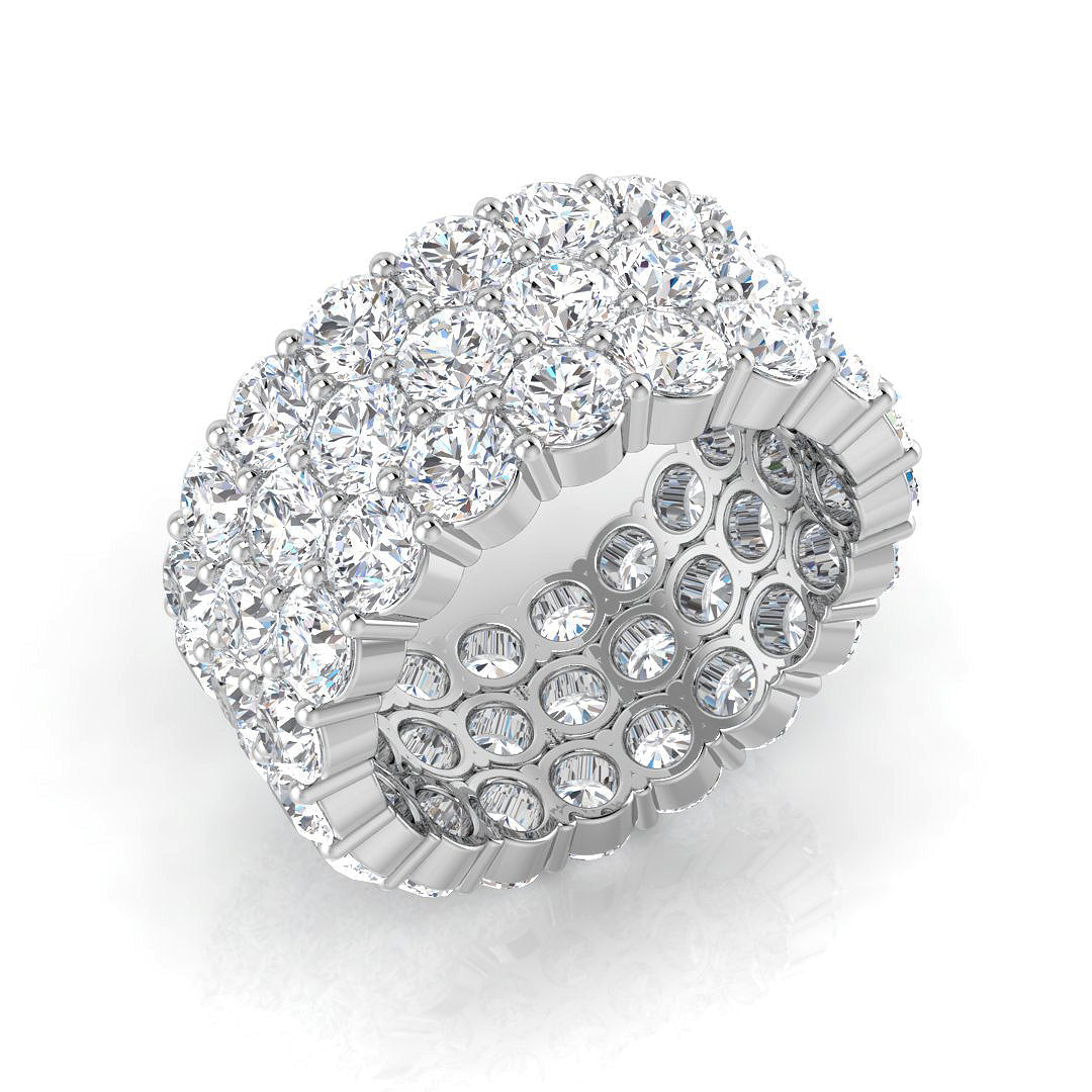 Full Eternity Diamond Ring 1.88ct–8.38ct – BJR0312 – 18k White Gold