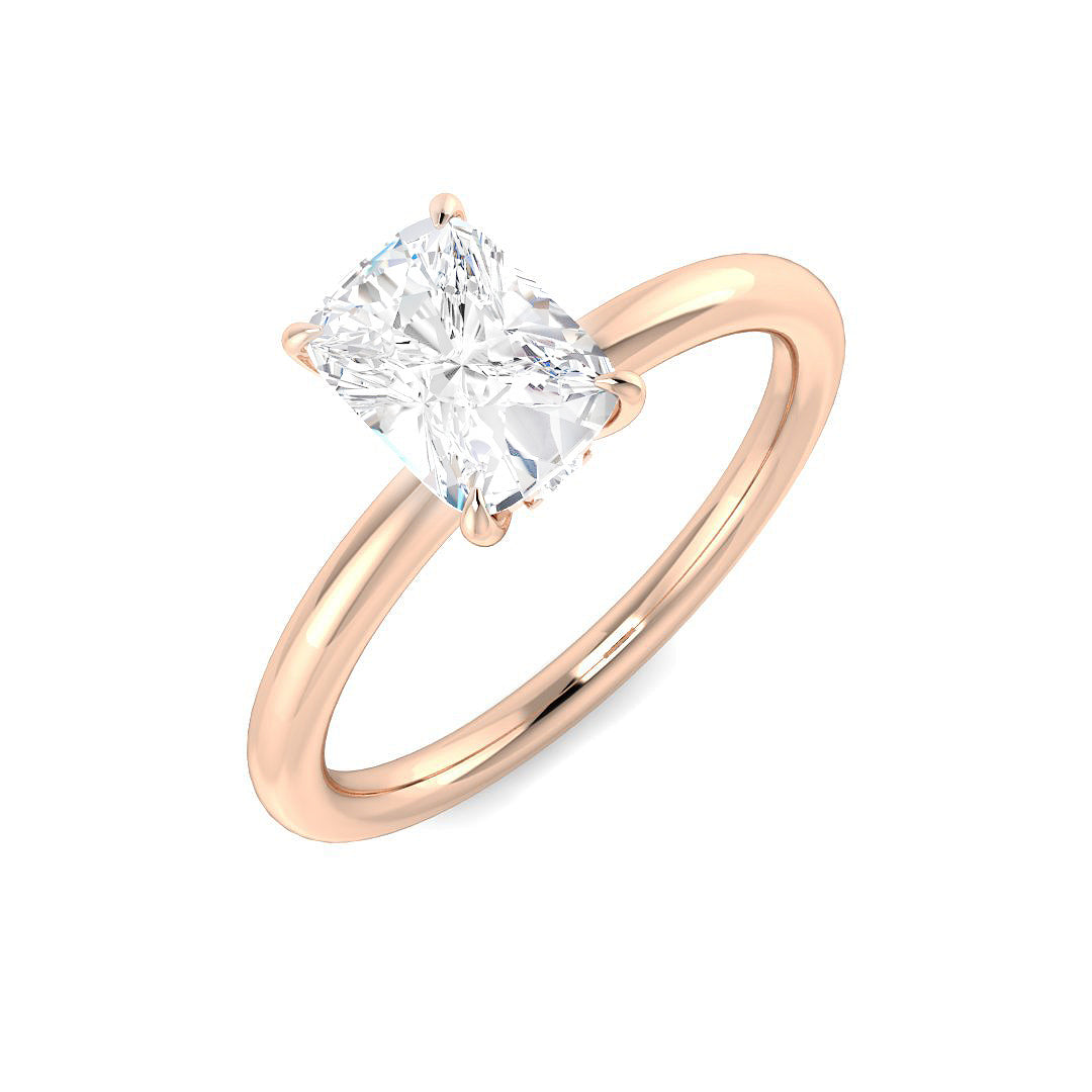 Engagement Lab-Grown Diamond Ring 1.05ct–1.07ct – SR5850 – 18k Rose Gold