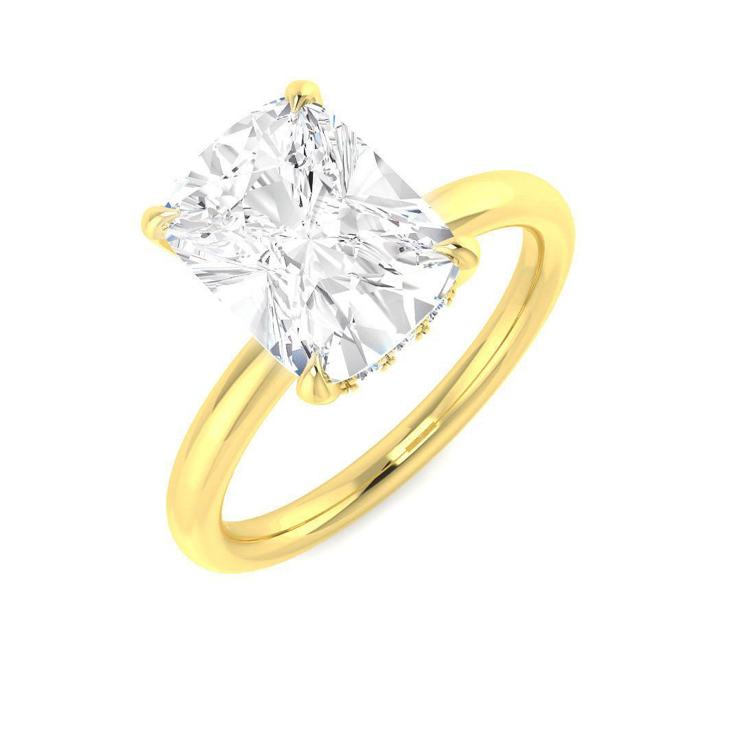 Engagement Lab-Grown Diamond Ring 3.16ct–3.18ct – SR5765 – 18k Yellow Gold