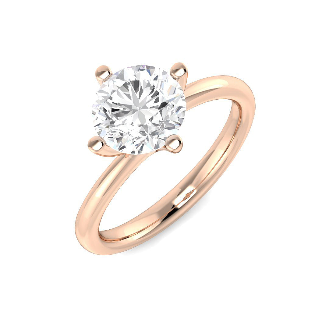 Engagement Lab-Grown Diamond Ring 1.06ct–1.51ct – SR4835 – 18k Rose Gold