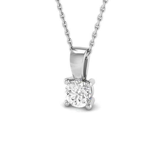 Solitaire Diamond Ring 0.49ct–0.52ct – SP4993A-5.0MM – 18k White Gold