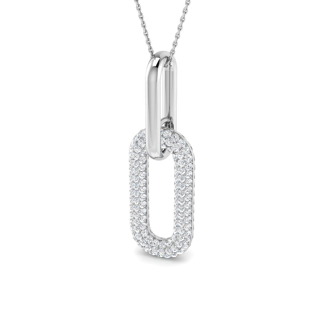 Paper Clip Diamond Ring 0.71ct–1.3ct – SP5548 – 18k White Gold