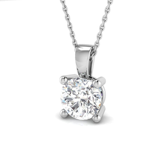 Solitaire Lab-Grown Diamond Ring 1.29ct–1.35ct – SP4993-7.0 – 9k White Gold