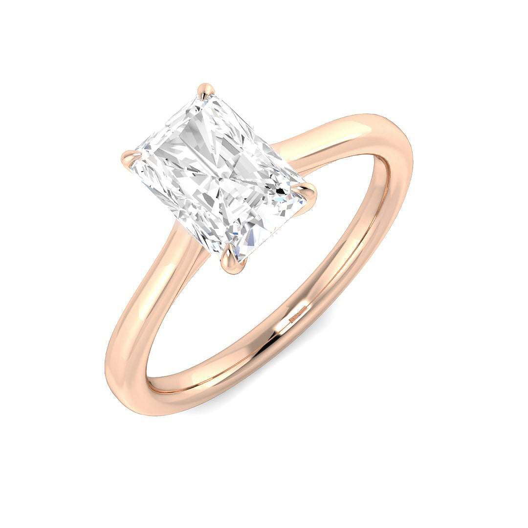 Engagement Lab-Grown Diamond Ring 1.52ct–2.52ct – SR4172 – 18k Rose Gold