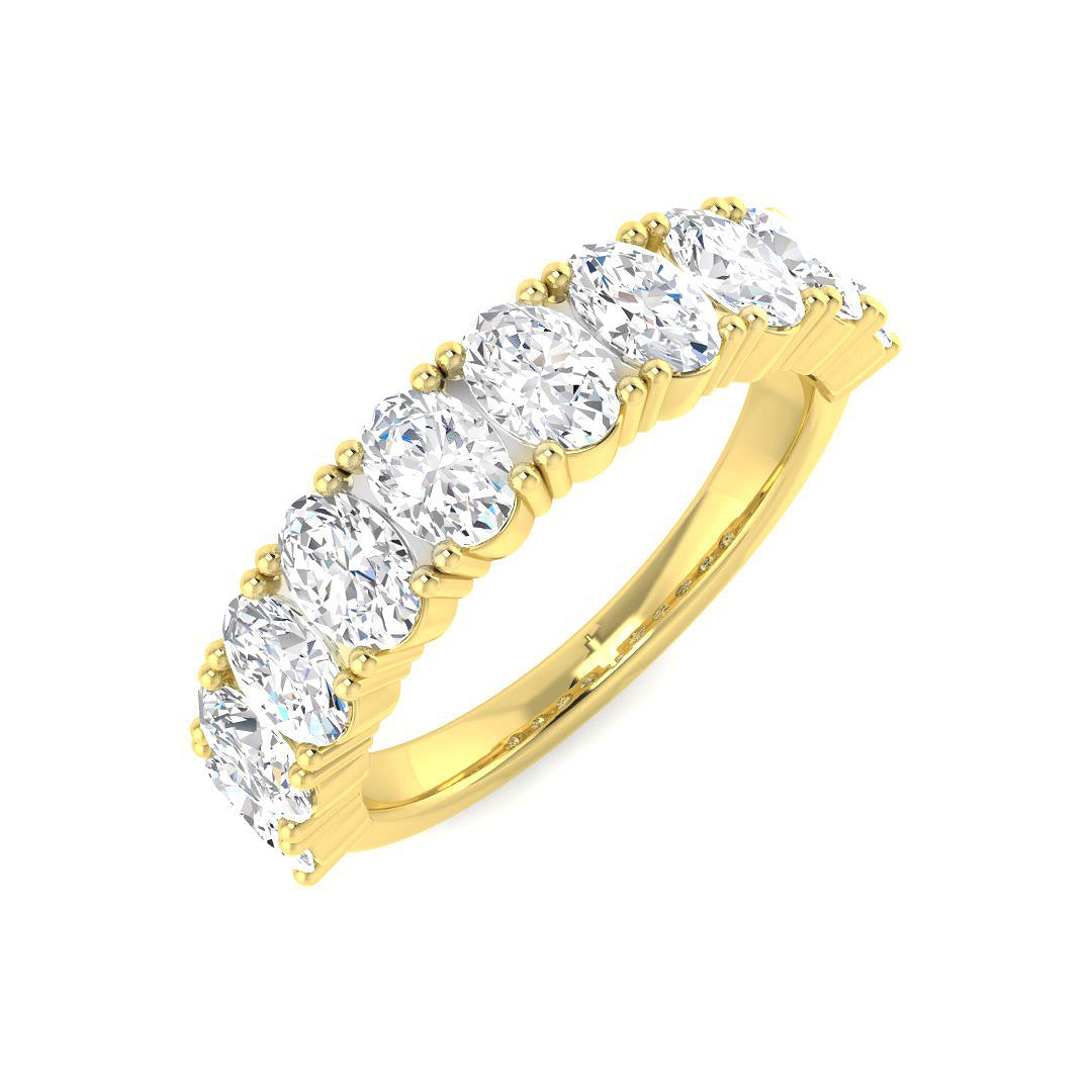 Multi Stone Diamond Ring 1.44ct–2.02ct – SR4380 – 18k Yellow Gold