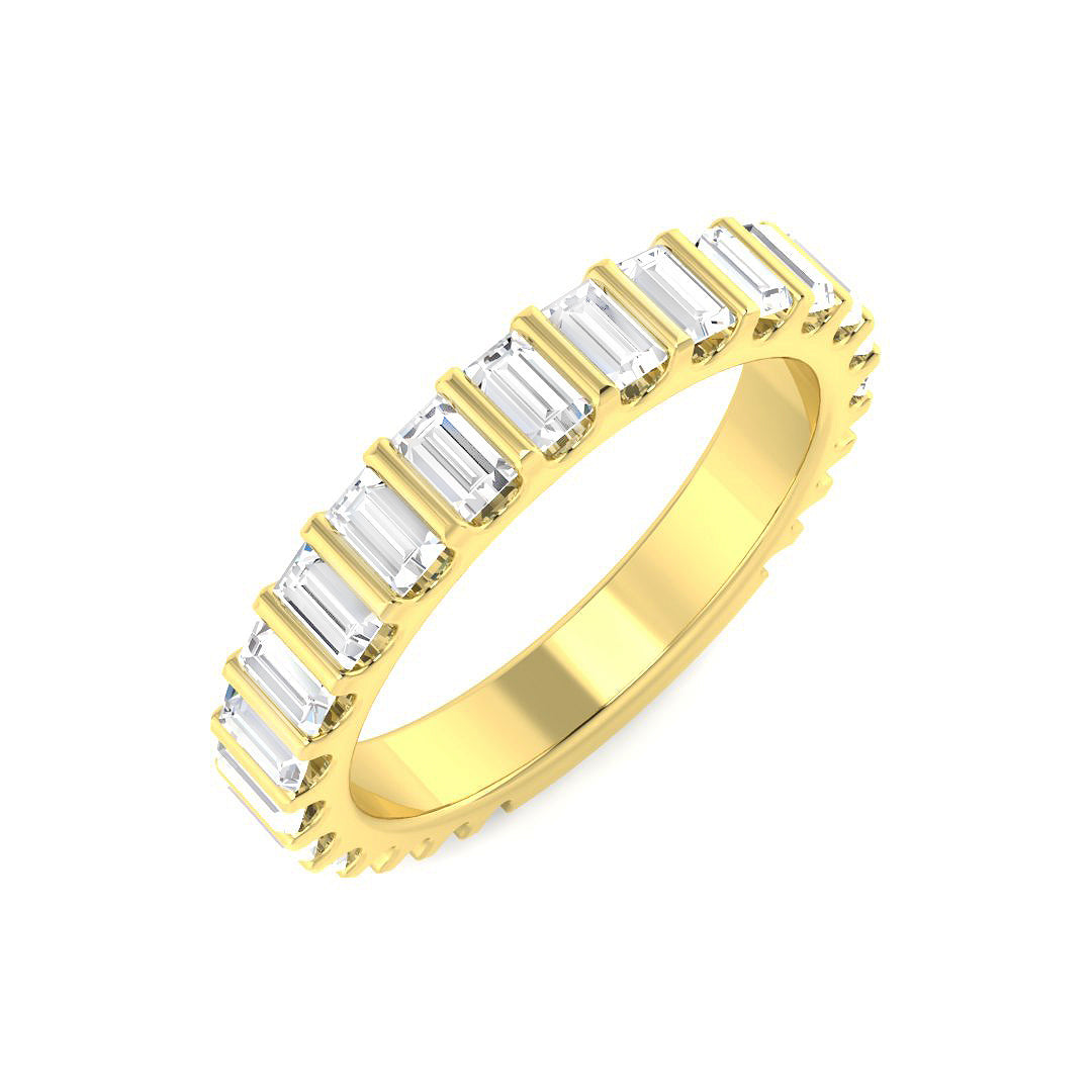 Half Eternity Diamond Ring 0.86ct–1.06ct – SR6579 – 18k Yellow Gold