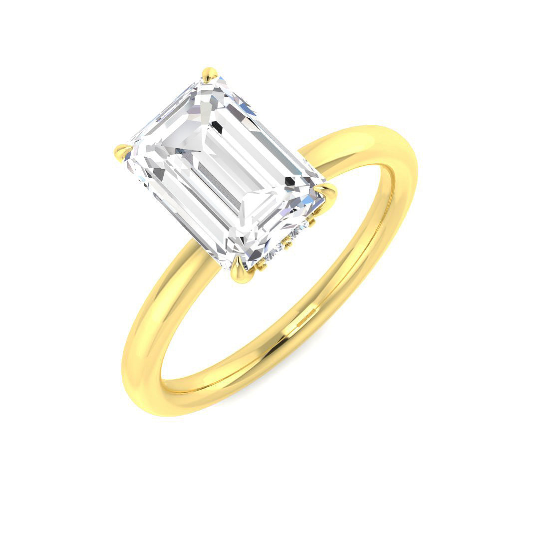 Engagement Lab-Grown Diamond Ring 2.15ct–2.17ct – SR5655 – 18k Yellow Gold