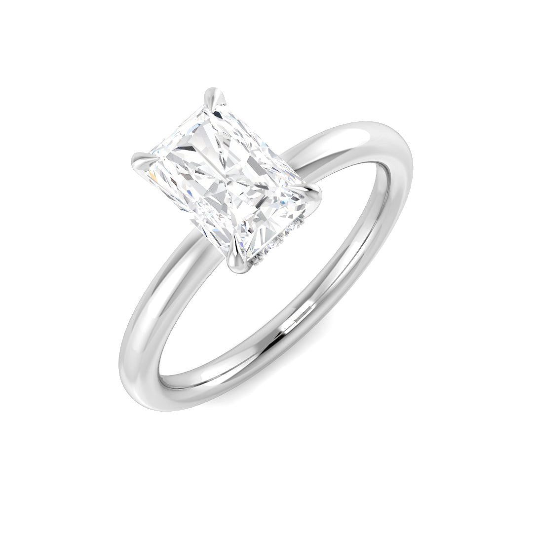 Engagement Lab-Grown Diamond Ring 1.29ct – SR4947 – 18k White Gold