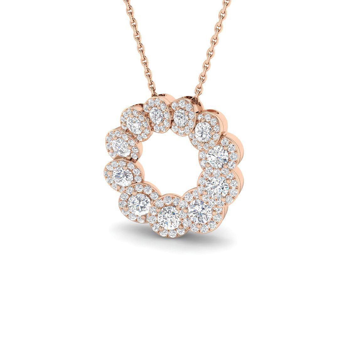 Circle of Life Diamond Ring 1.0ct – SP6965 – 18k Rose Gold