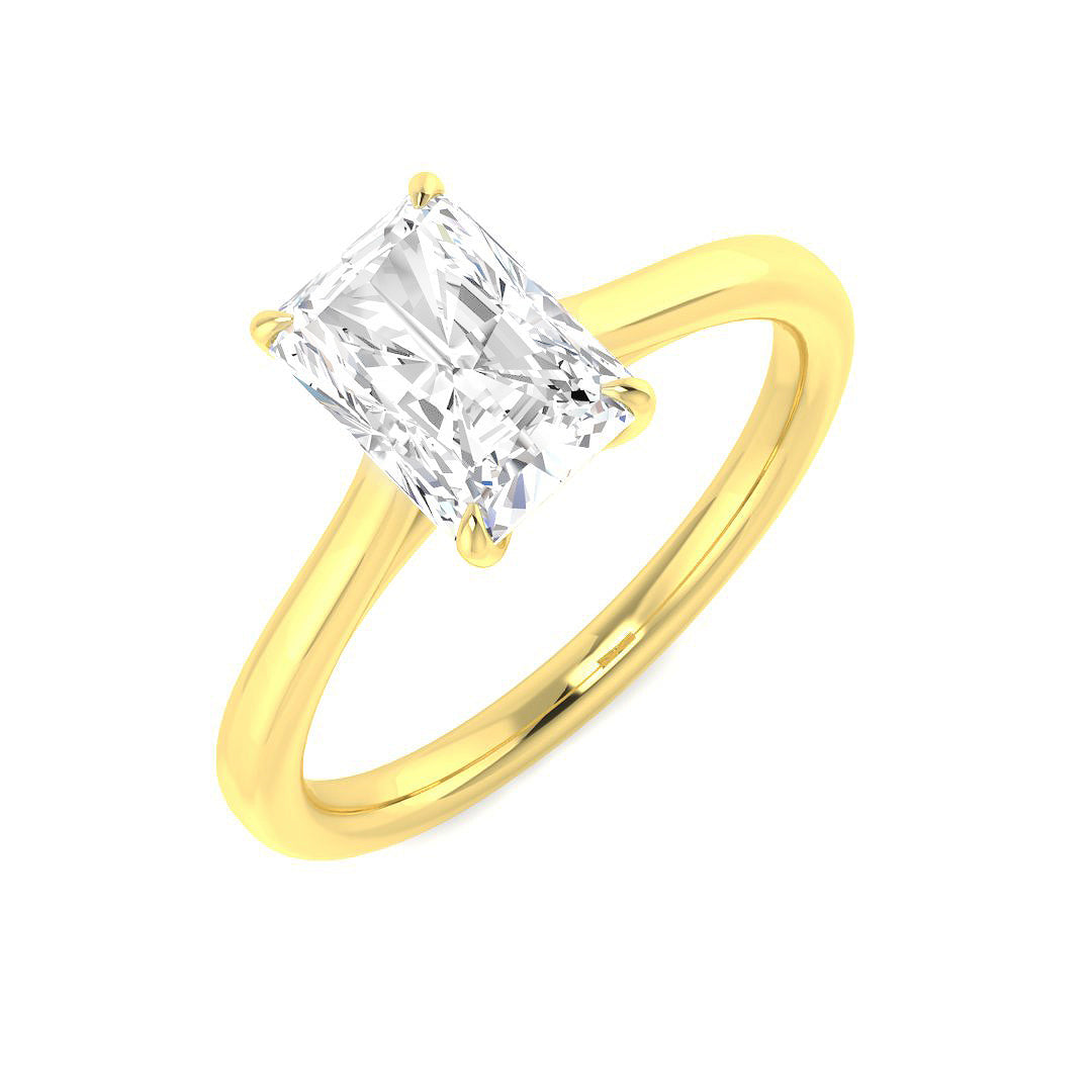 Engagement Lab-Grown Diamond Ring 1.52ct–2.52ct – SR4172 – 18k Yellow Gold