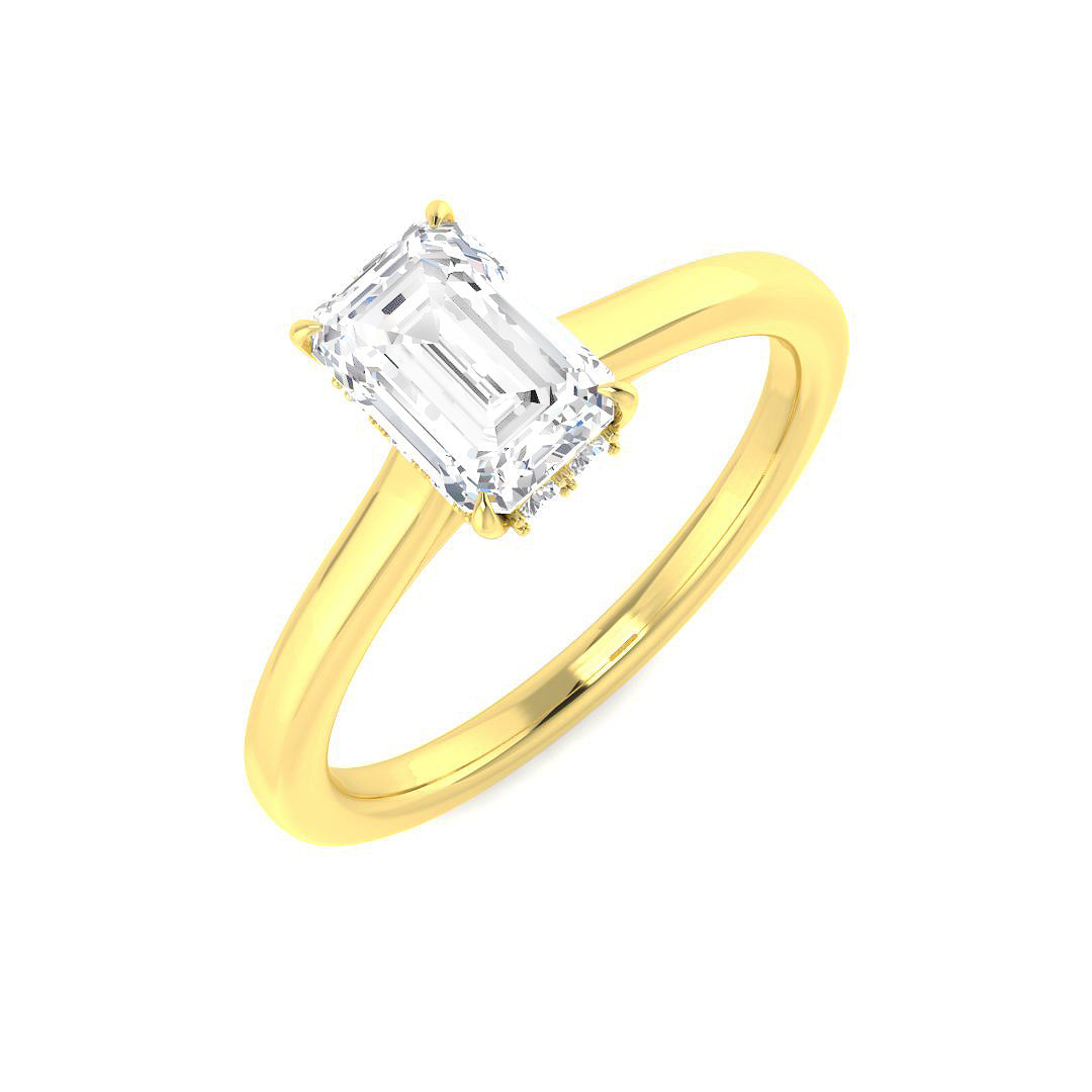 Engagement Lab-Grown Diamond Ring 1.12ct–1.15ct – SR5582 – 18k Yellow Gold