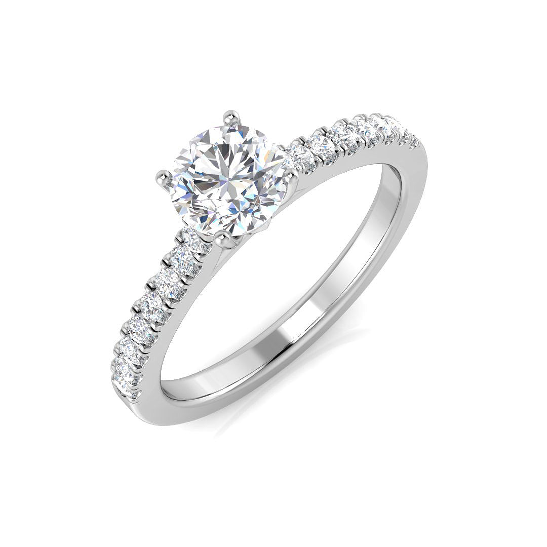 Engagement Lab-Grown Diamond Ring 0.9ct–0.91ct – SL9834-5.5 – Platinum