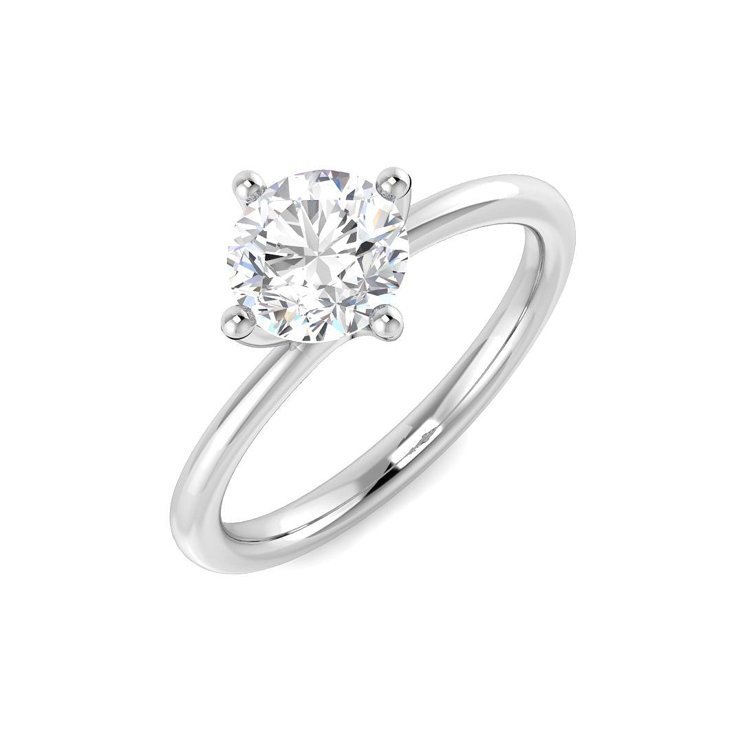 Engagement Lab-Grown Diamond Ring 1.06ct–1.51ct – SR4835 – 18k White Gold