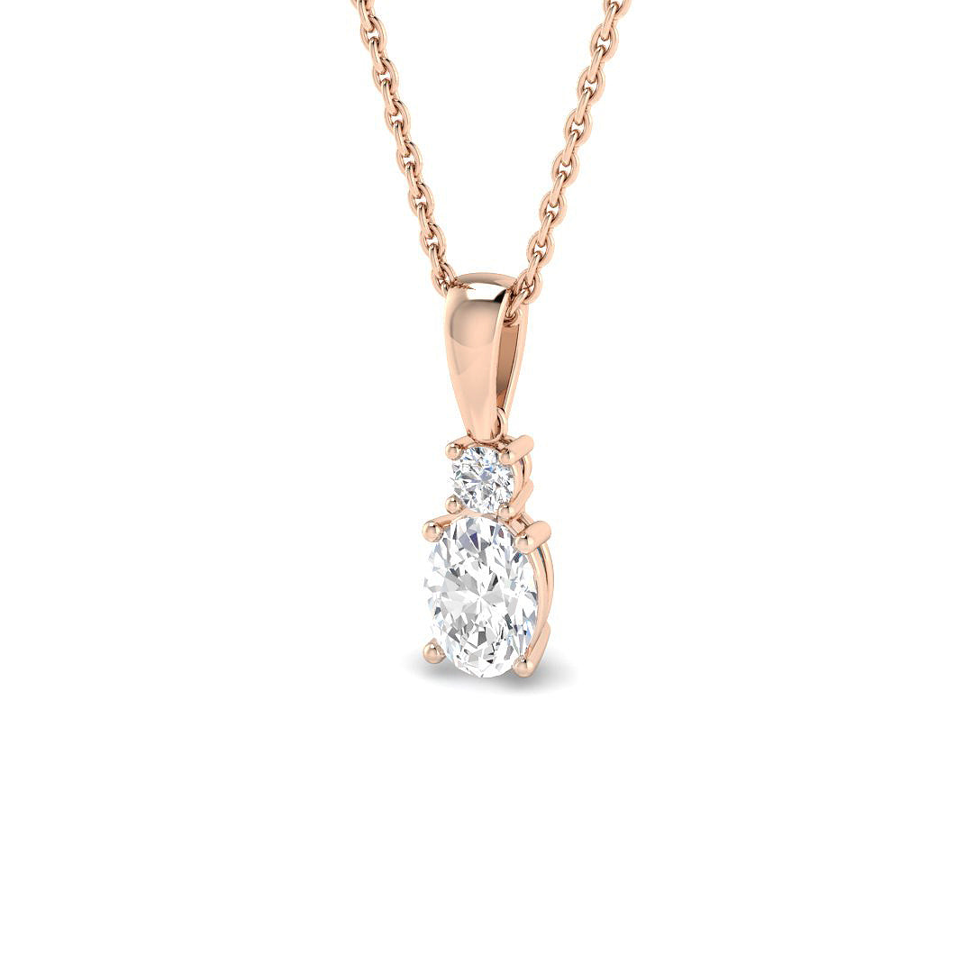 Shape Diamond Ring 0.55ct – SP7124 – 18k Rose Gold