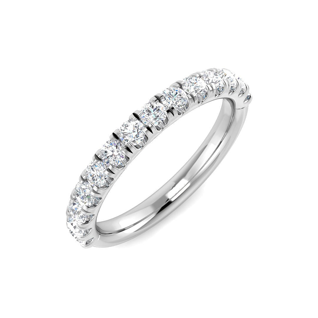Half Eternity Diamond Ring 0.25ct–3.51ct – SR5496 – 18k White Gold