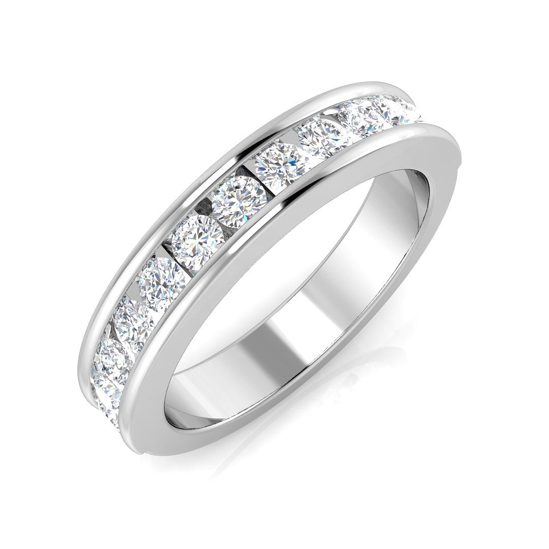 Half Eternity Diamond Ring 0.44ct–2.05ct – SR7946 – 18k White Gold