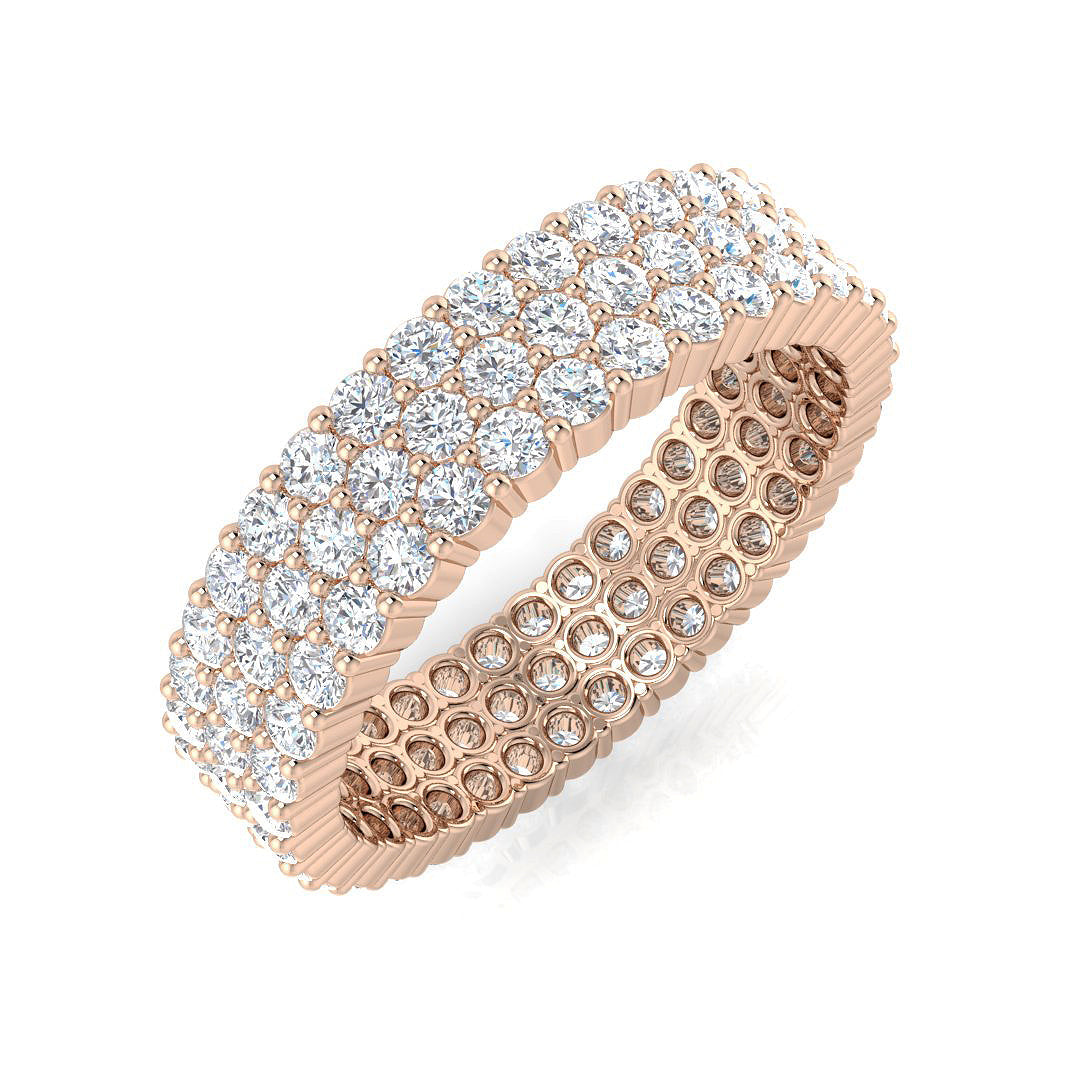 Full Eternity Diamond Ring 1.88ct–8.38ct – BJR0312 – 18k Rose Gold