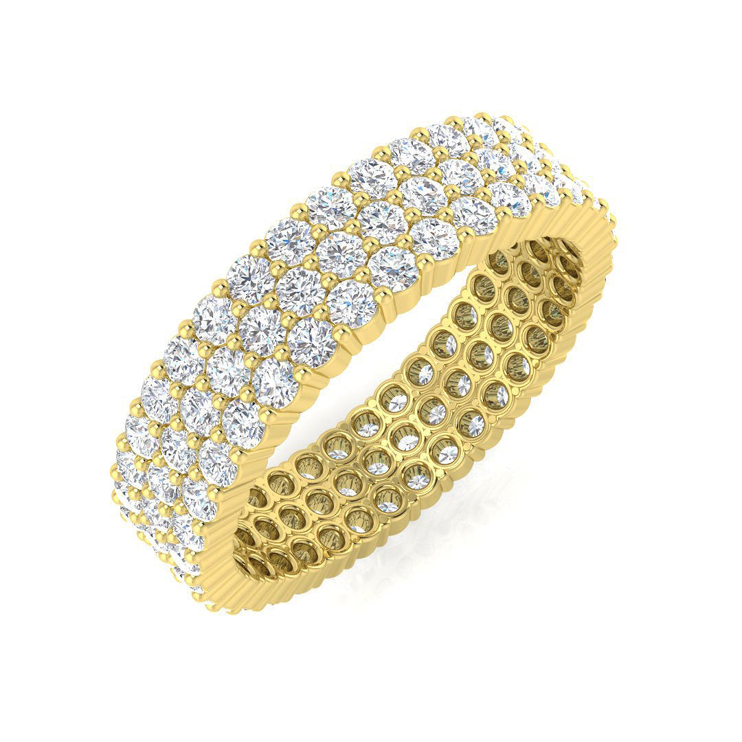 Full Eternity Diamond Ring 1.88ct–8.38ct – BJR0312 – 18k Yellow Gold