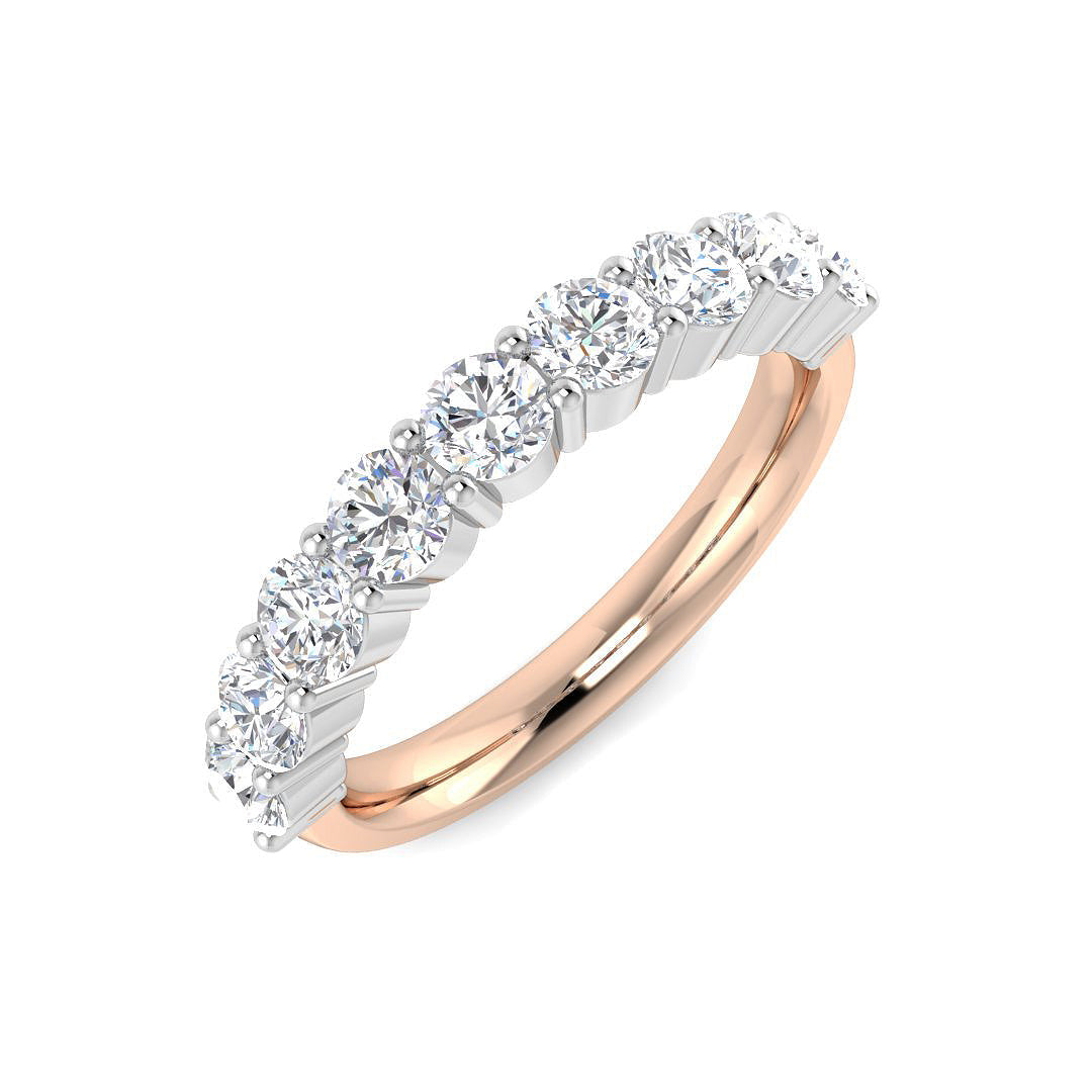 Multi Stone Diamond Ring 0.37ct–2.02ct – SR542 – 18k Rose Gold