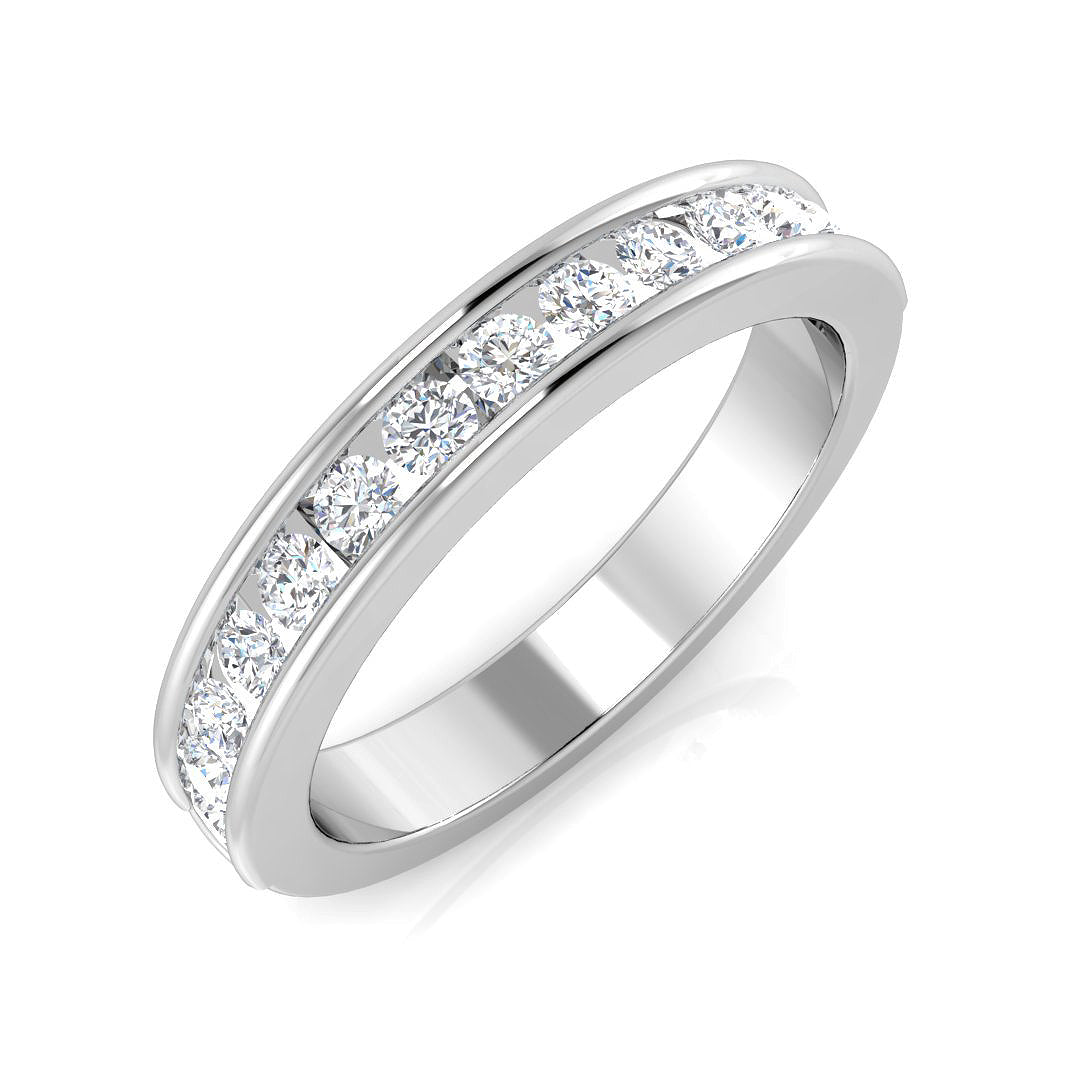 Half Eternity Diamond Ring 0.44ct–2.05ct – SR7946 – 18k White Gold