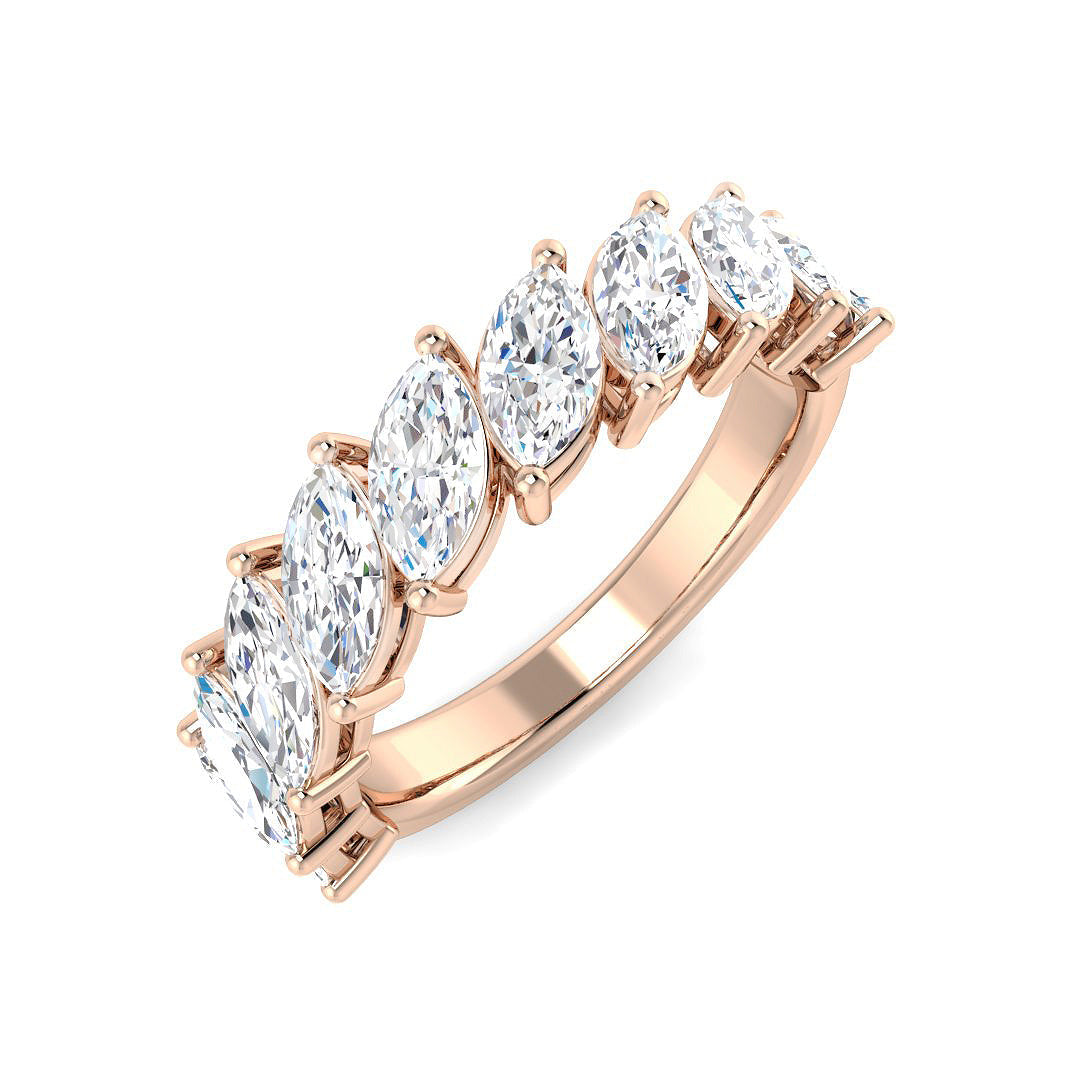 Multi Stone Diamond Ring 2.01ct – SR6644 – 18k Rose Gold