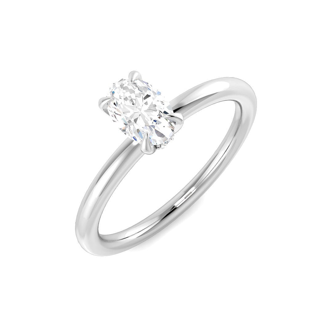 Engagement Diamond Ring 0.55ct–0.58ct – SR6223 – 18k White Gold