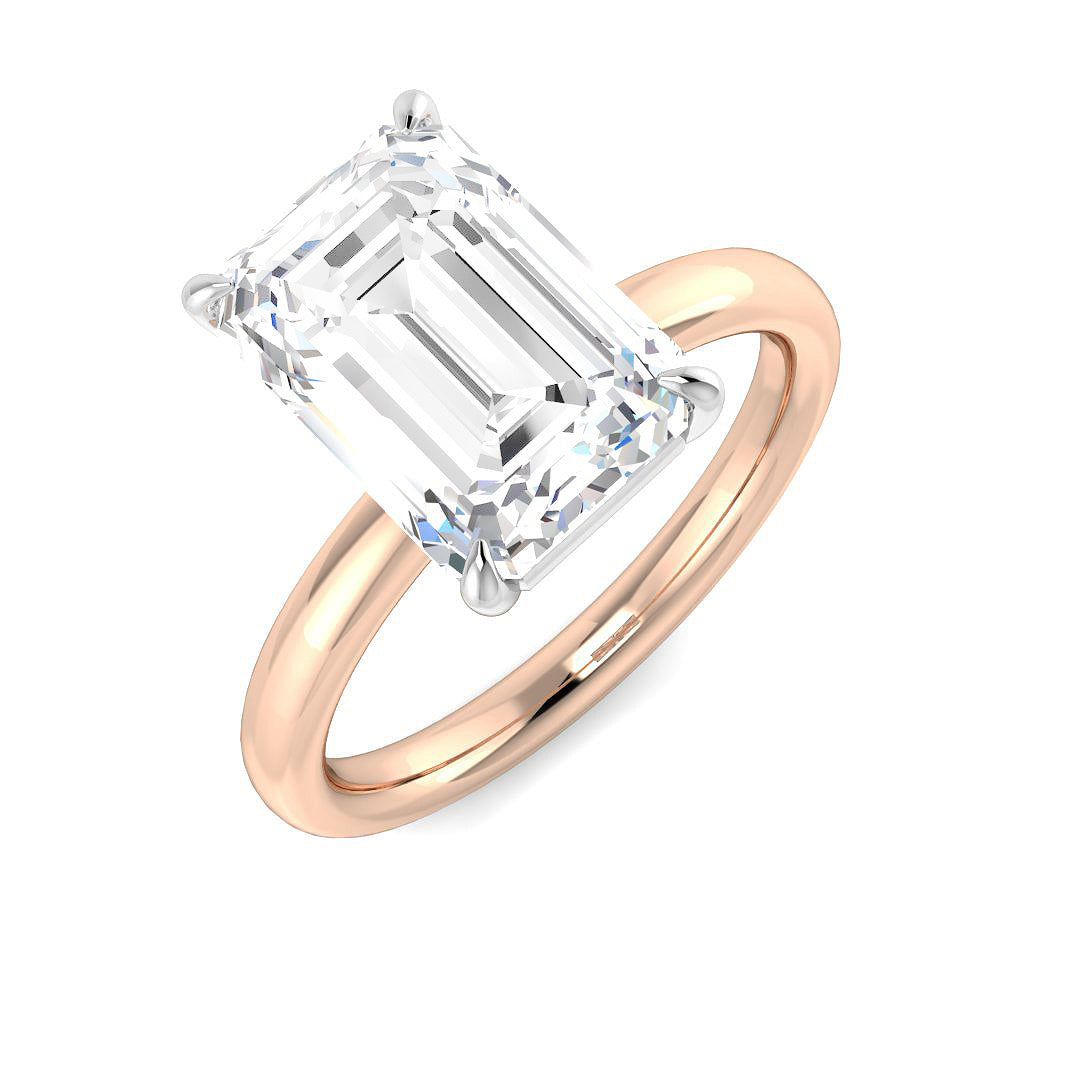 Engagement Lab-Grown Diamond Ring 4.03ct – SR5856 – 18k Rose Gold