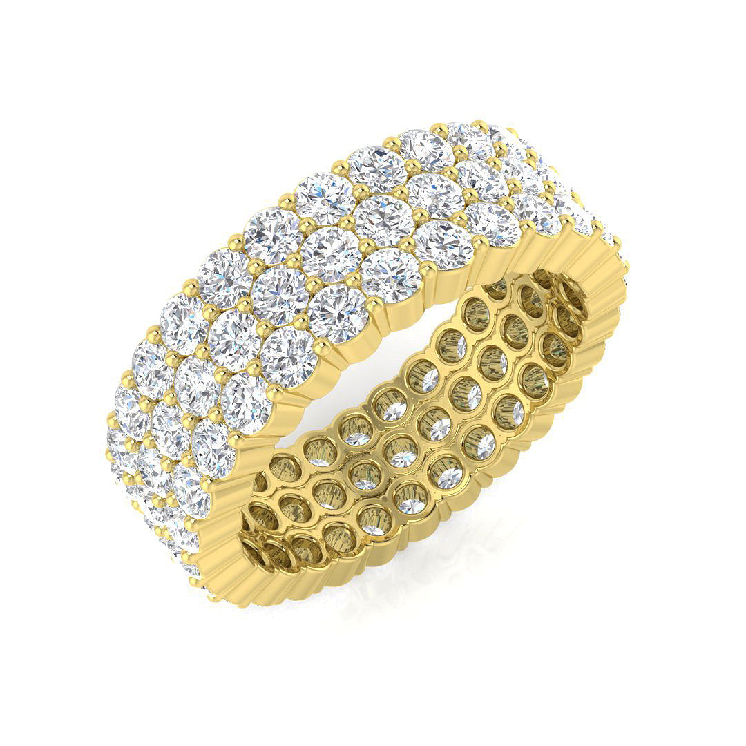 Full Eternity Diamond Ring 1.88ct–8.38ct – BJR0312 – 18k Yellow Gold