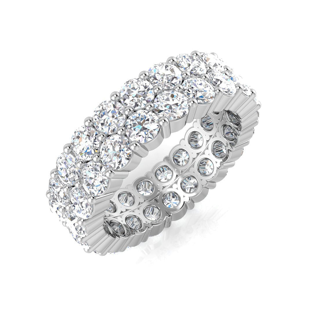 Full Eternity Diamond Ring 0.92ct–4.93ct – BJR0314 – 18k White Gold