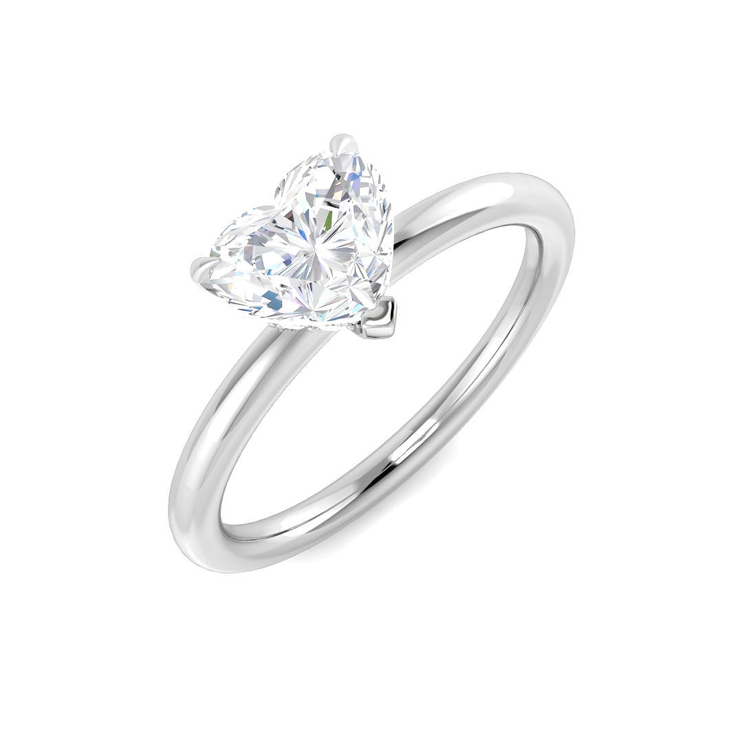 Engagement Lab-Grown Diamond Ring 1.11ct–1.12ct – SR6154 – 18k White Gold