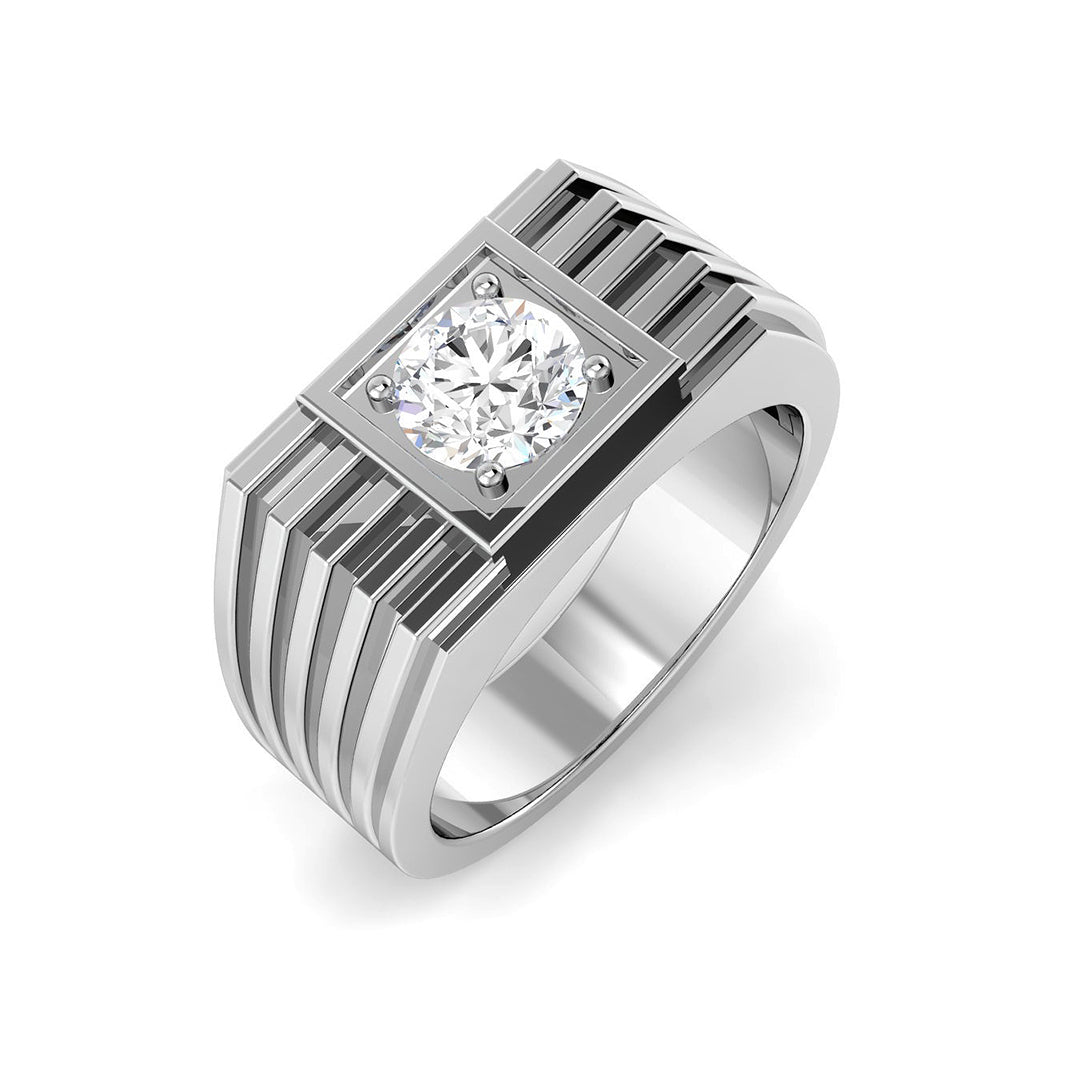 Signet Lab-Grown Diamond Ring 1.03ct – SR5181 – 18k White Gold