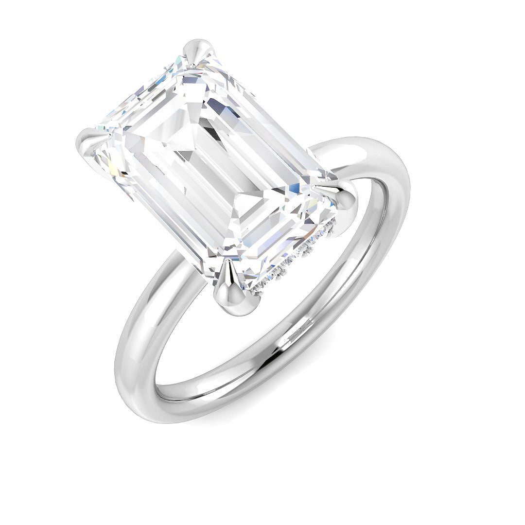 Engagement Lab-Grown Diamond Ring 5.25ct – SR5986 – 18k White Gold