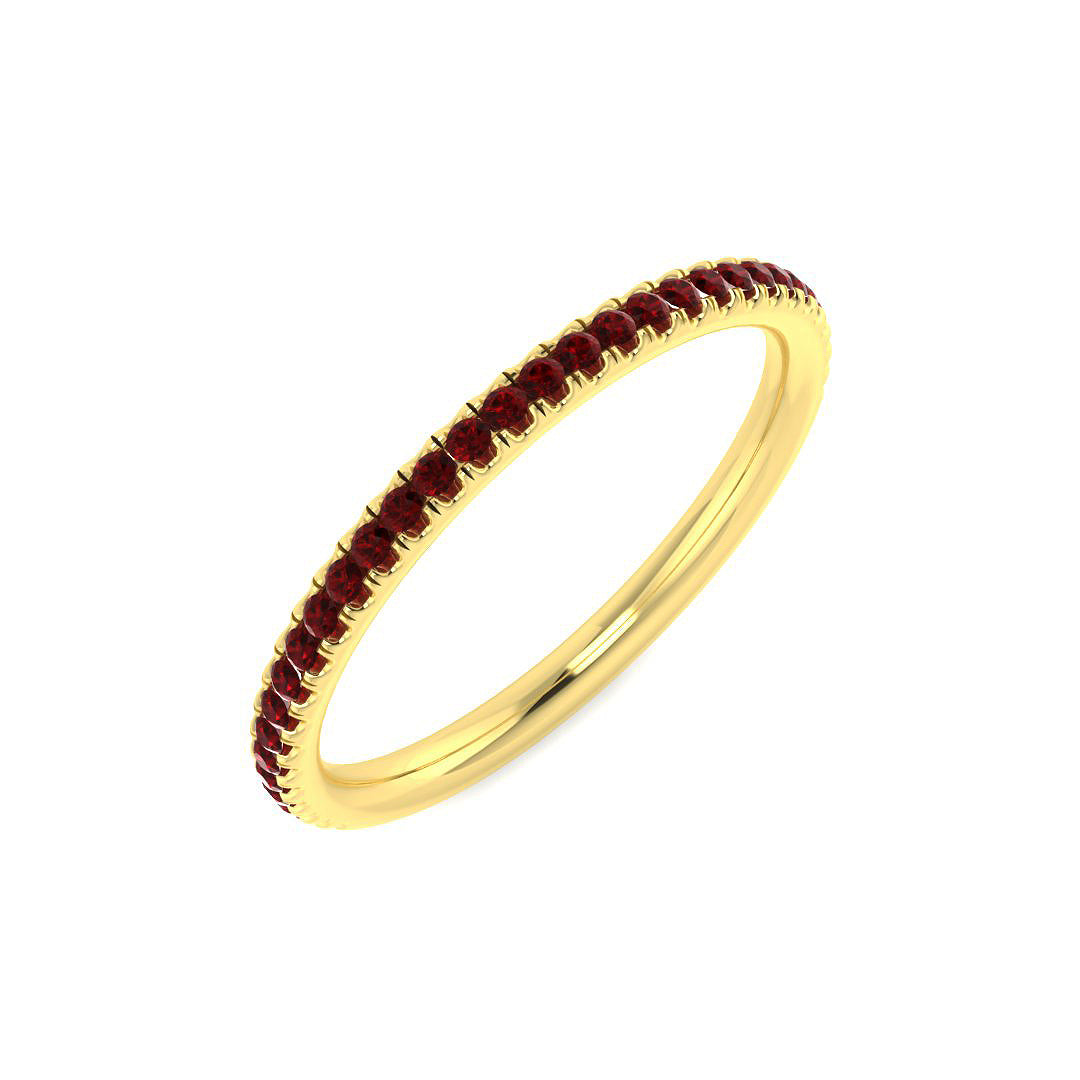 Half Eternity Diamond Ring 0.17ct – BJR0456~ALL – 18k Yellow Gold