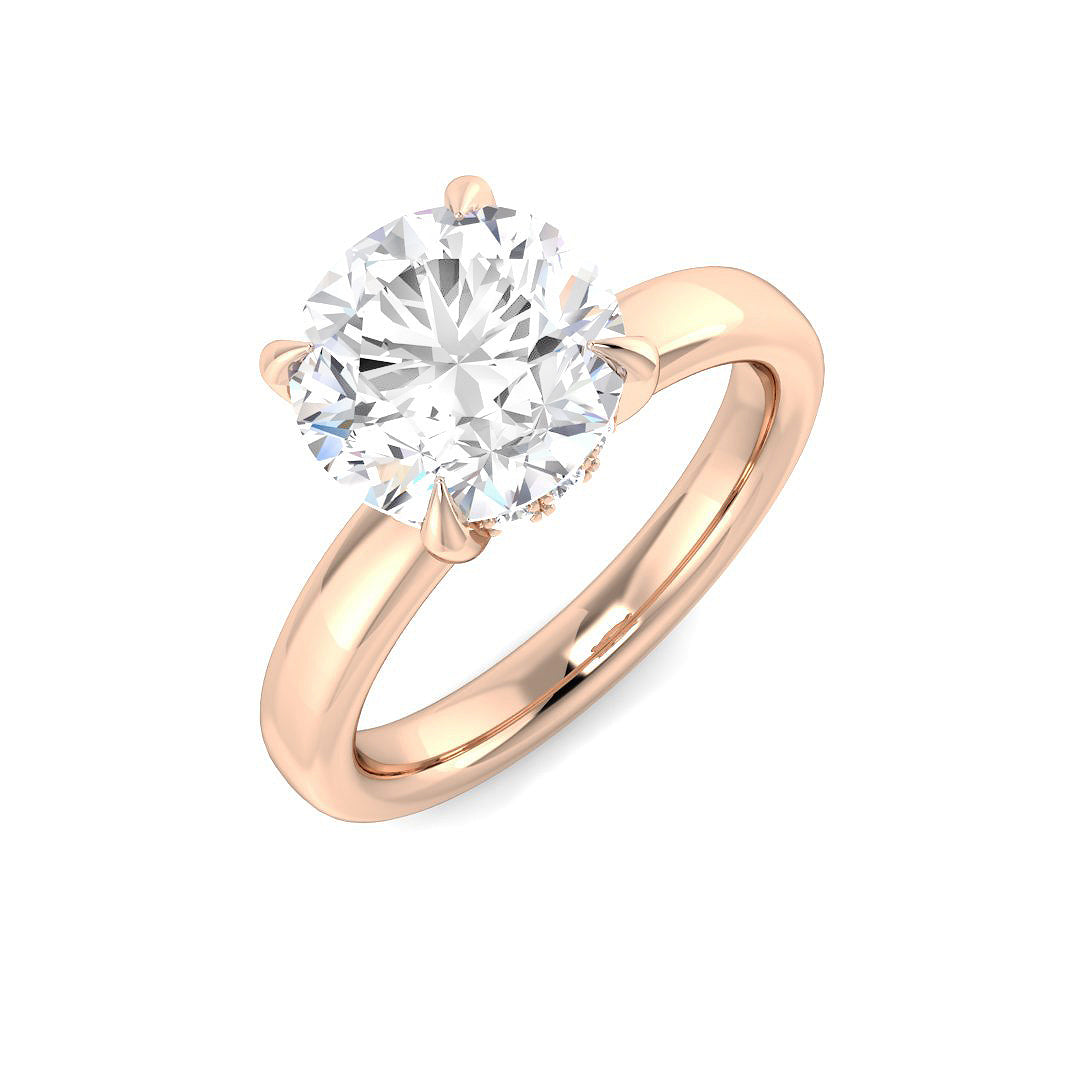 Engagement Lab-Grown Diamond Ring 2.17ct – SR6208 – 18k Rose Gold