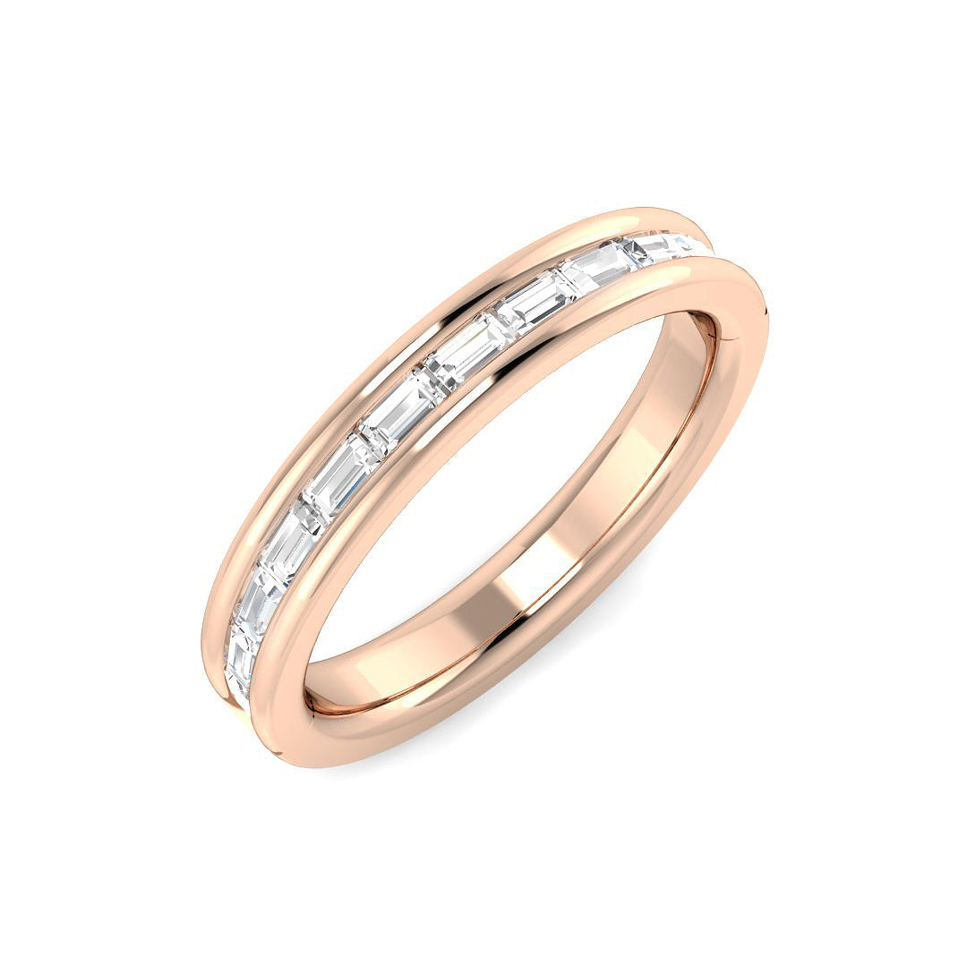 Half Eternity Diamond Ring 0.31ct–0.79ct – SL7325 – 18k Rose Gold