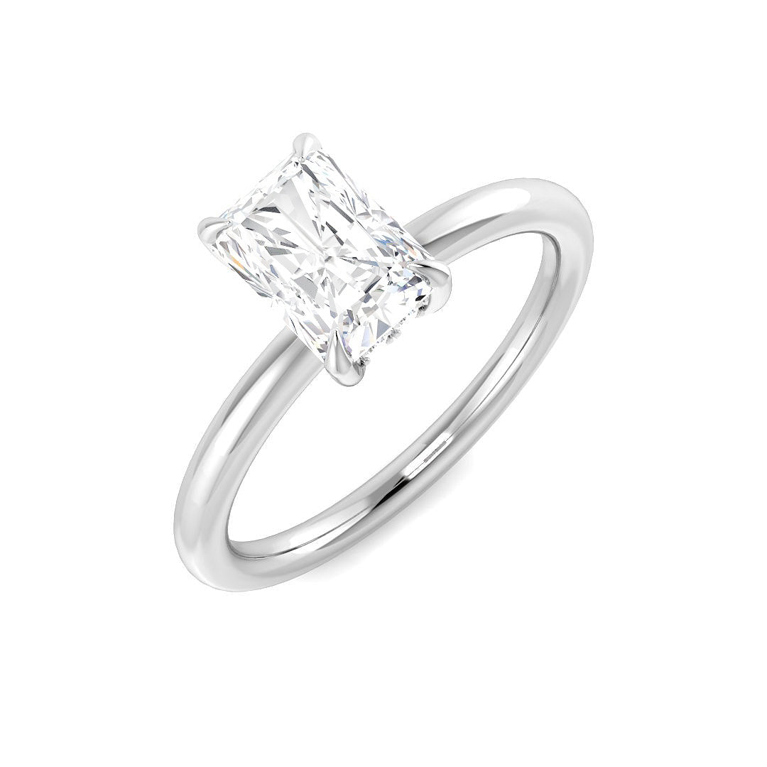 Engagement Lab-Grown Diamond Ring 1.1ct–3.19ct – SR6084 – 18k White Gold