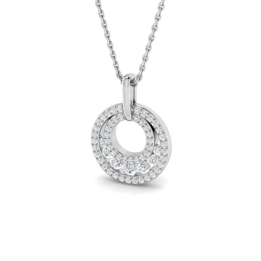 Circle of Life Diamond Ring 0.38ct – SP7142 – 18k White Gold