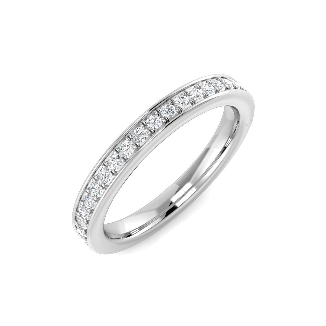 Half Eternity Diamond Ring 0.24ct – SR5155 – 18k White Gold