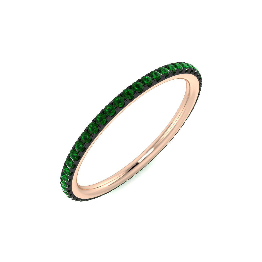 Full Eternity Diamond Ring 0.32ct – BJR0150~EM – 18k Rose Gold