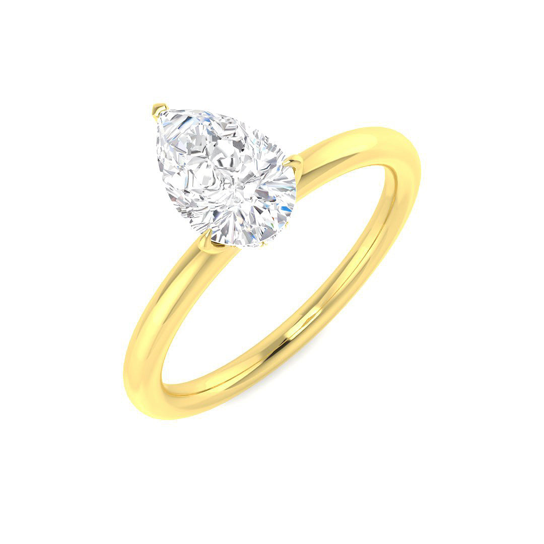 Engagement Lab-Grown Diamond Ring 1.09ct–1.12ct – SR5679 – 18k Yellow Gold